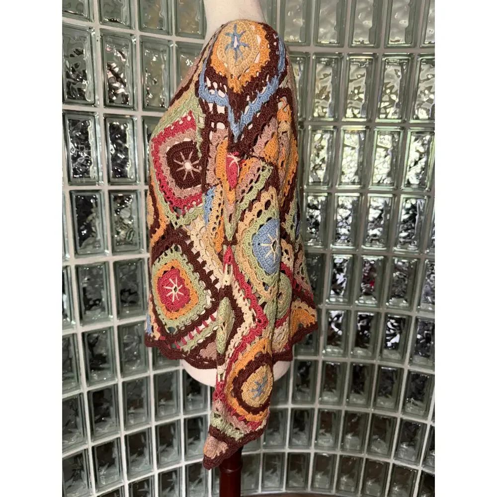 MY 90’s Vintage Colorful Crochet Sweater - OB